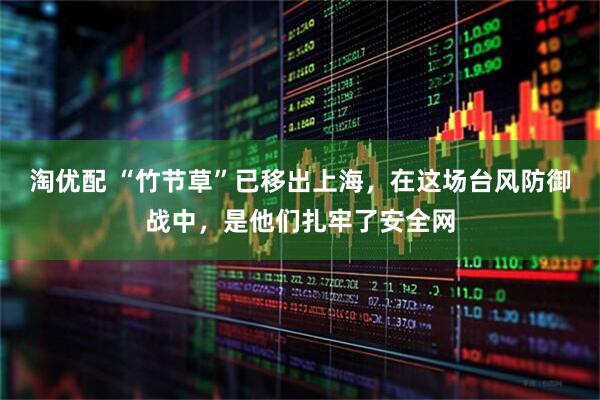 淘优配 “竹节草”已移出上海，在这场台风防御战中，是他们扎牢了安全网