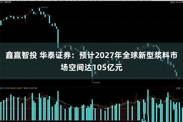 鑫赢智投 华泰证券:预计2027年全球新型浆料市场空间达105亿元